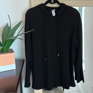 H&M black fleece hoodie (size small) ✨